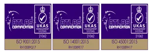 ISO 9001, 14001 and 45001
