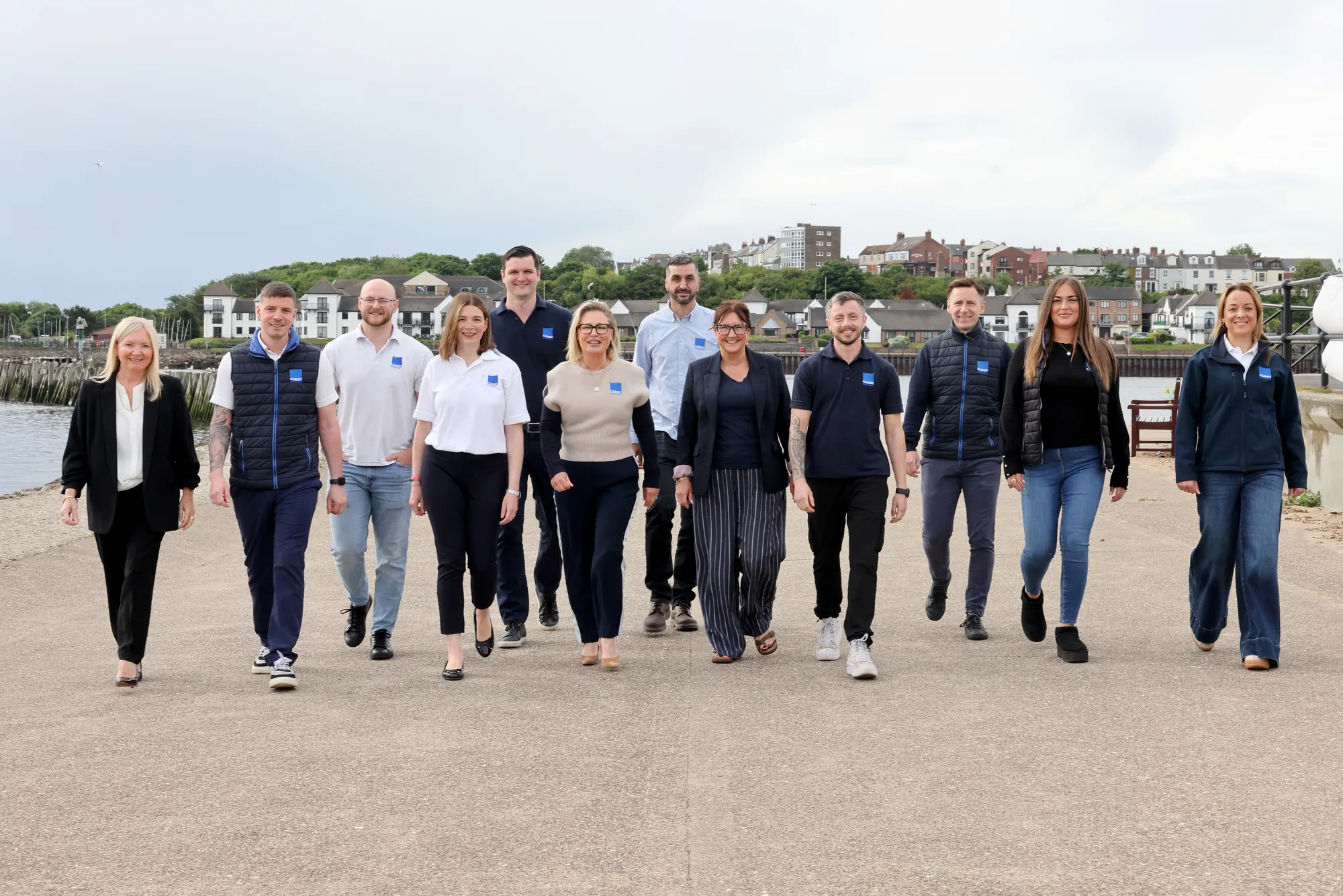 The Carney Consultancy team on North Shields Fish Quay
